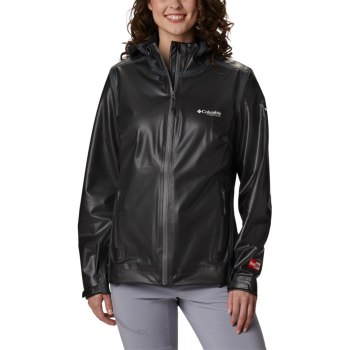 Dámské Bundy Columbia OutDry Ex Stretch Hooded Shell Černé EPDMQO452